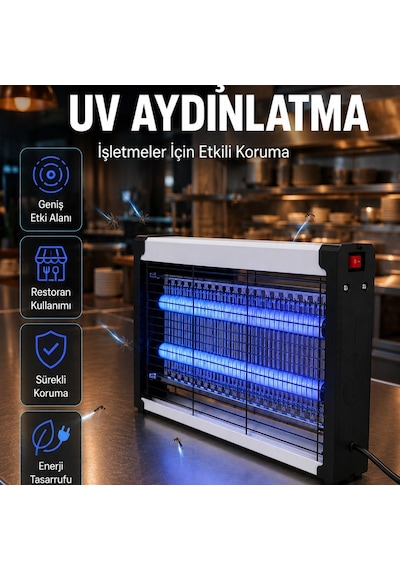 Elektrikli Uv Sinek Öldürücü Lamba 10w Sessiz Ve Kimyasalsız Haşere Kontrol Cihazı