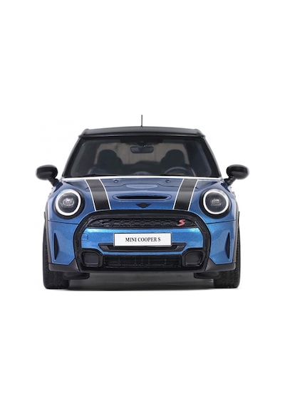Otto Models Ot982 1/18 Mini Cooper S Island Blue + White Stripes 2021