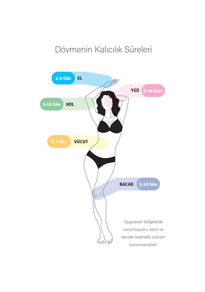 Flower Geçici Dövme,geçici Tattoo ,vücut Dövme,kol Bilek Dövme,boyun Dövme,sırt Dövme