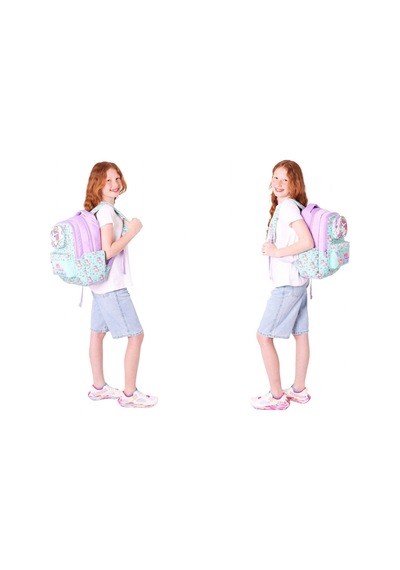Kaukko Kids 3d Unicorn Şekilli Kız Çocuk Üçlü Okul Çantası Seti/takımı - Turkuaz L5234+l7234+l8234 Turkuaz