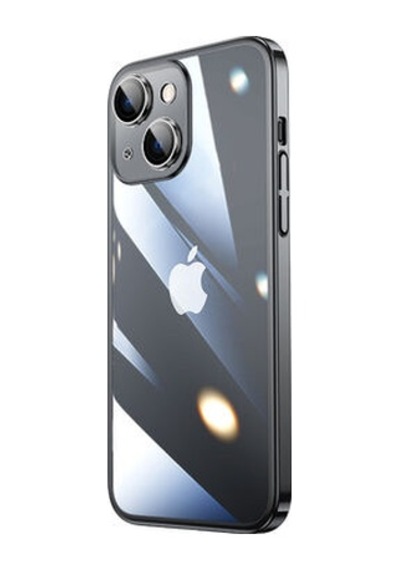 Teleplus Apple Uyumlu iPhone 14 Plus Kılıf Sert Pc Renkli Çerçeveli Riksos Kapak