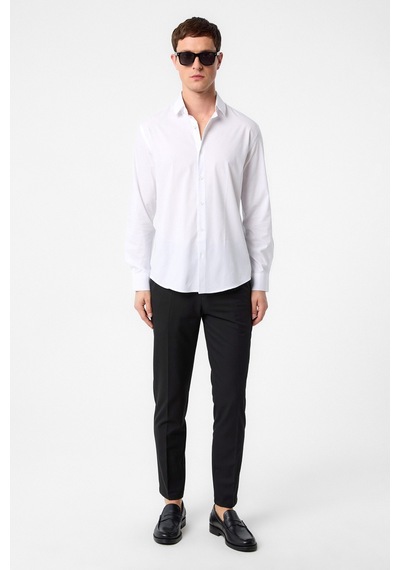 Antioch Slim Fit Erkek Gömlek A25y10123 Beyaz
