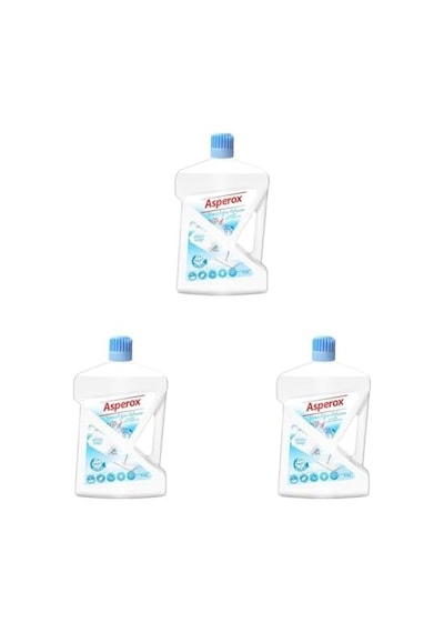Asperox Temizliğin Kokusu Parfümlü Yüzey Temizleyici 2.5 L 3 Paketi 1000'li Set