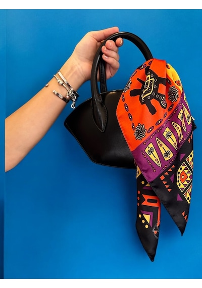 Afrika Desen Bandana/fular Çok Renkli