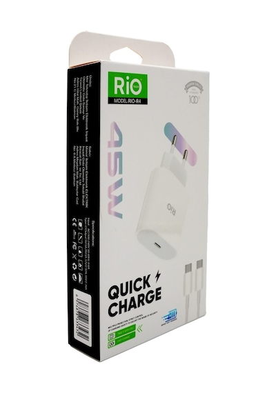 Rio Tech Model Rıo-r4 45w Hızlı Şarj Adaptörü