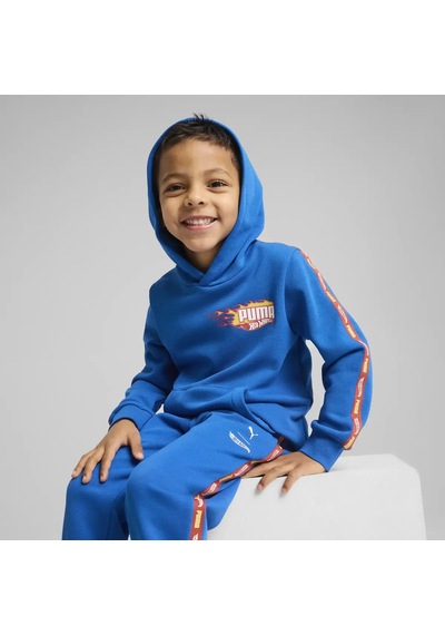 Puma X Hot Wheels Hoodie Mavi Erkek Çocuk Hoodie
