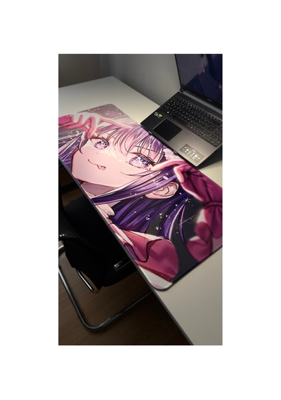 Oshi No Ko Anime V1 - 90x40 Xxl Gaming Kauçuk Kaymaz Taban Mouse Pad Fare Altlığı