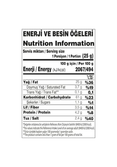 Yayla Hi'tos Freestyle Deniz Tuzlu Patates Çerezi 60 G X12