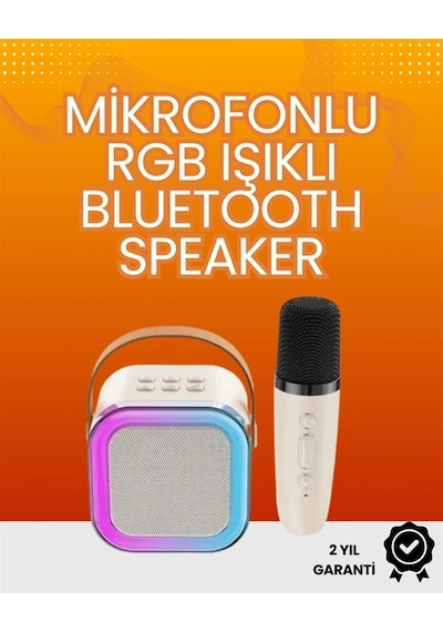 Hubrendy  Yüksek Performanslı Kablosuz Karaoke Hoparlör