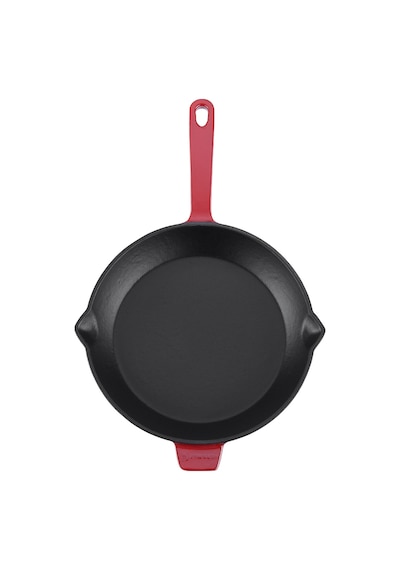 Korkmaz Casta Yuvarlak Grill Döküm Tava Kırmızı 20 cm
