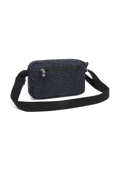 Smart Bags Günlük Minik Boy Su Geçirmez Krınkıl Kumaş Kadın Telefon Ve Postacı Çantası Puantiye Siyah 04602189