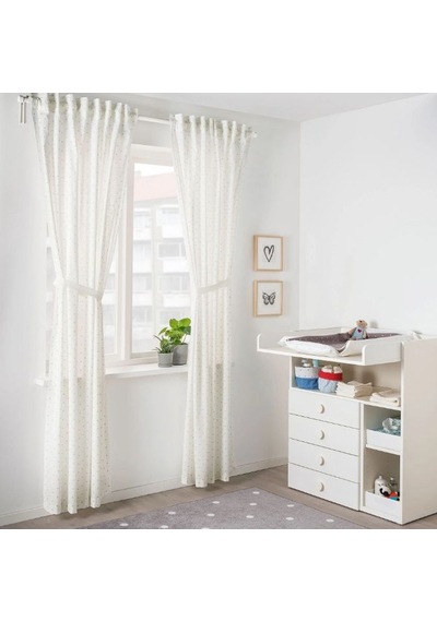 Ikea Len Fon Perde 120x300 Cm Beyaz