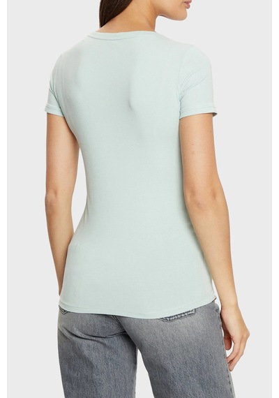 Guess Bayan T Shirt W2yı45 J1314 A72c Yeşil Yeşil