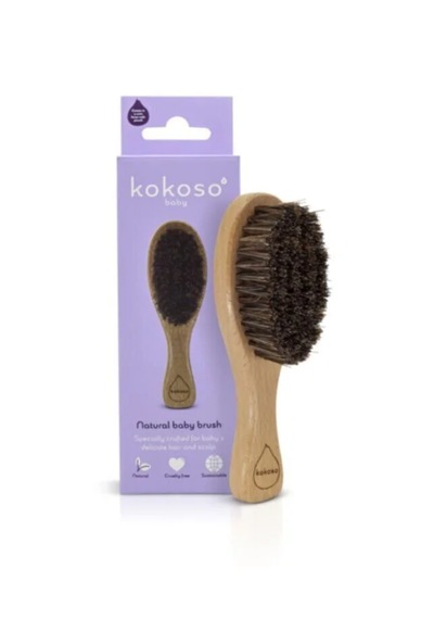 Kokoso Baby Doğal Bebek Saç Fırçası