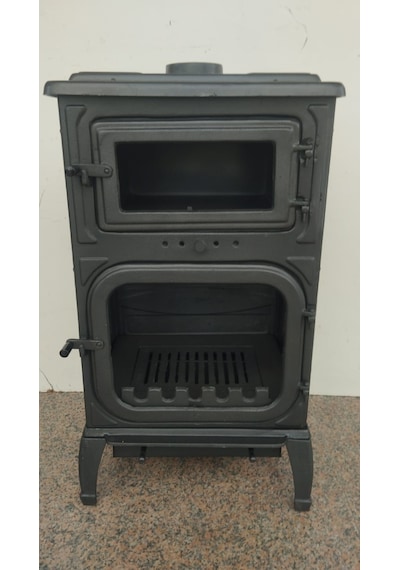 Dorello Döküm Soba Mf113 Model Yandan Camlı Fırınlı Model