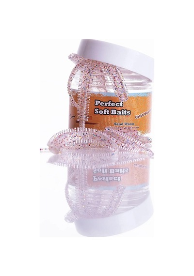 Pandora Perfect Soft Baits Sandworm 7cm Kavanozlu Lrf Silikonu Honey Shrimp