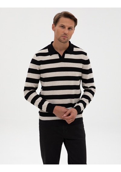 Pierre Cardin Erkek Siyah Kazak /triko 50315949-vr046 Siyah