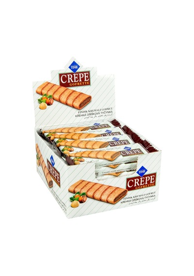 Çizmeci Crepe Gofret 24 16 G Fındık 384g Rulo Gofret 6'li Avantaj Paketi - 6 Adet Tarı