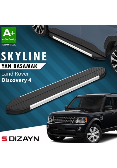 S-dizayn Land Rover Discovery 4 Skyline Aluminyum Yan Basamak 193 Cm 2009-2016 A+ Kalite