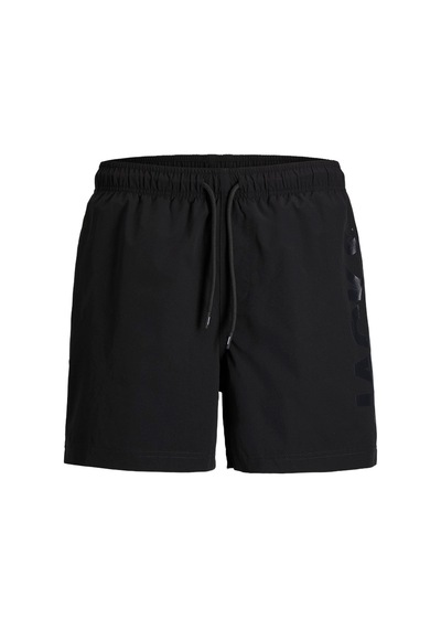 Jack & Jones Wave Logo Erkek Siyah Mayo Şort 12291391-b