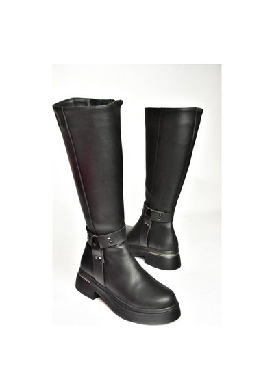Fox Shoes T996663009 Siyah Kadın Çizme Siyah