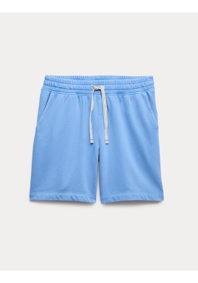Marks & Spencer Pamuk Karışımlı Pijama Şortu T07003589 Mavi