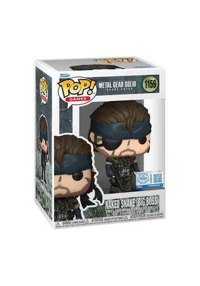 Funko Pop Metal Gear Metal Gear Solid 3- Big Boss Heo Exclusive