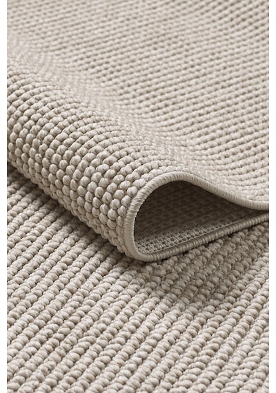 Mariesse Home Naturel Bukleli Yumuşak Dokulu Iskandinav Dokuma Halı Doho E602 Bej