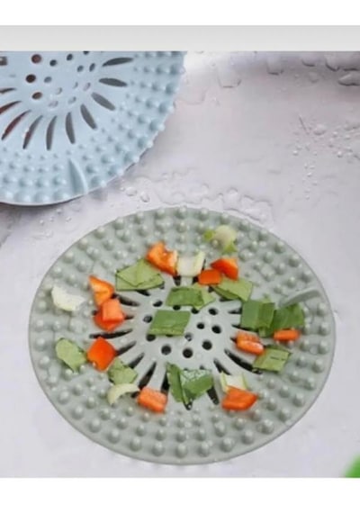 Silikon Lavabo Süzgeci Banyo Ve Mutfak Gider Kapatıcı, Çöp Tutucu Ve Tıkanıklık Önleyici Süzgeç Çok renkli
