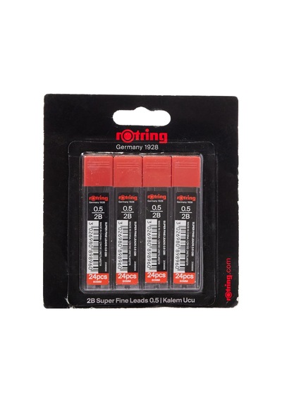 Super Polimer Kurşun Kalem Ucu 2b , 4'lü Paket, 0.7 Mm - 2094211 Siyah