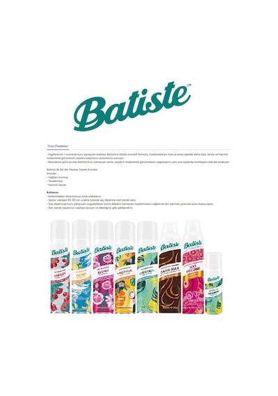 Batiste Fresh Breezy Citrus Kuru Şampuan 200 ML
