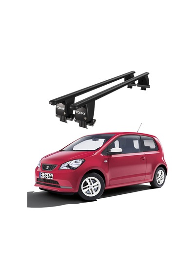 Royal Seat Mii 2012-2021 Uyumlu Siyah Kilitli Ara Atkı Port Bagaj Tavan Barı