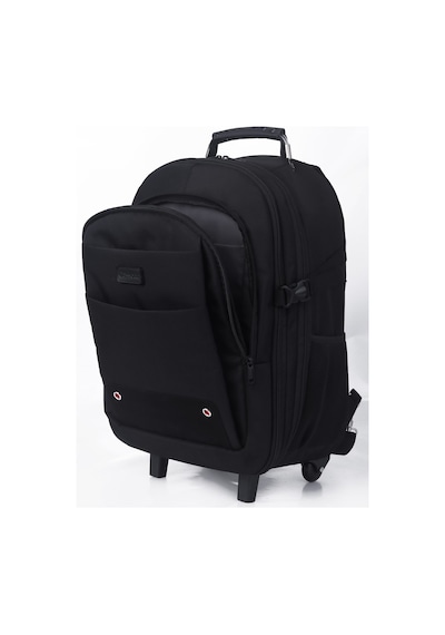Classone Tekerlekli Trolley Trol-vıp100 17,3 , 15,6,14 Tekerlekli Laptop Sırt Çantası Siyah