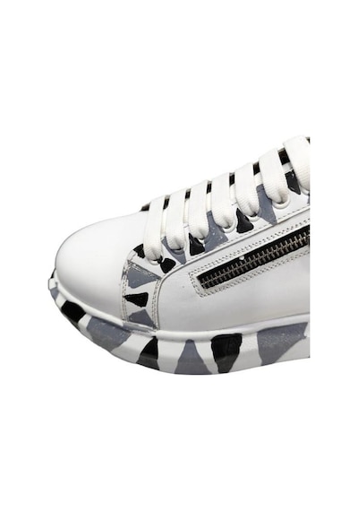 King Paolo King Shoes Büyük Numara Beyaz Erkek Ayakkabı Beyaz