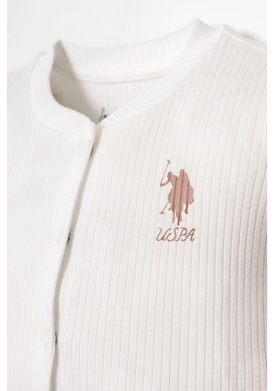 U.s. Polo Assn. Kız Bebek Beyaz Hastane Çıkışı 10 Lu Set 5274-50063 Beyaz