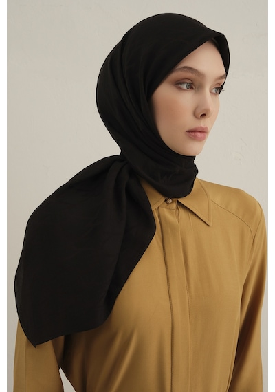 Armine Siyah Lyocell Eşarp 01 Siyah