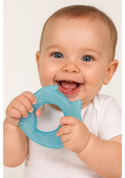 Wee Baby Sulu Dolgulu Diş Halkası Balık Pembe