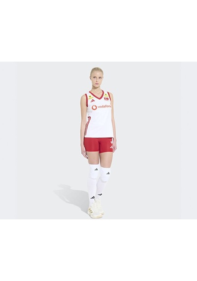 Adidas Türkiye Voleybol Milli Takim Formasi Türkiye Kadın Voleybol Milli Takım Forması Km7475 Beyaz