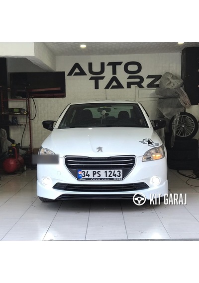 Kit Garaj Peugeot 301 Makyajsız Ön Ek Plastik Boyasız 2012