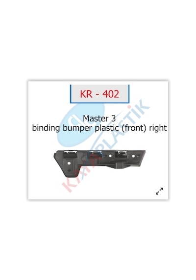 Kaya Kr402 Ön Tampon Braketi Sağ Master Iıı 960160002r