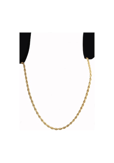 Omar Silver Unisex Halat Gümüş Zincir 3 Mm Elmas Kesim Gold Altın