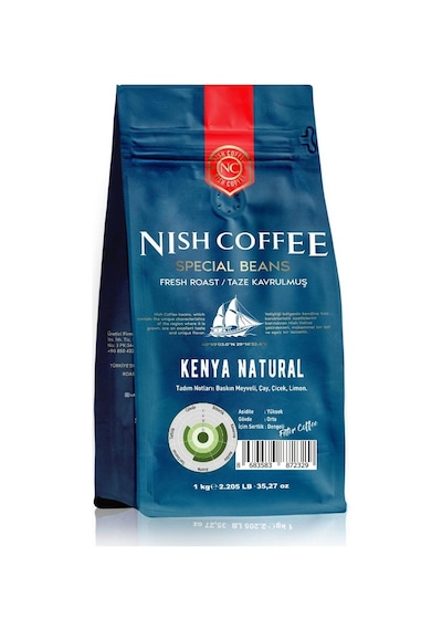 Nish Filtre Kahve Kenya Natural 1 KG