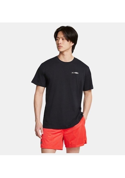 Under Armour Ua Hw Armour Label Ss Erkek T-shirt-31819 Siyah
