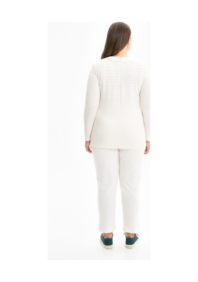 Aker 24ss02616112 Büyük Beden Bluz 24ss02616112 052 Ekru