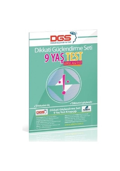 Dikkati Güçlendirme Seti 9 Yaş Yaprak Test - Bilsem Sınavlarına