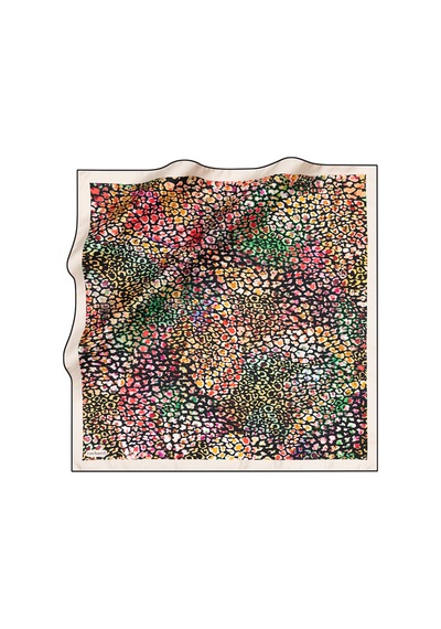 Cacharel Twill Eşarp Leopar Desenli Leopar Desenli
