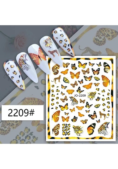 Adanil Kelebek Jaguar Desenli Sticker J0-2209