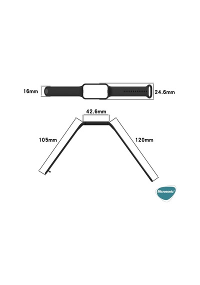 Amazfit Band 7 Silikon Kordon Lila Çok Renkli