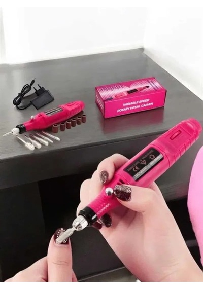 Nasır Temizleyici Manikür Pedikür Seti Elektrikli Usb Girişli 87510242