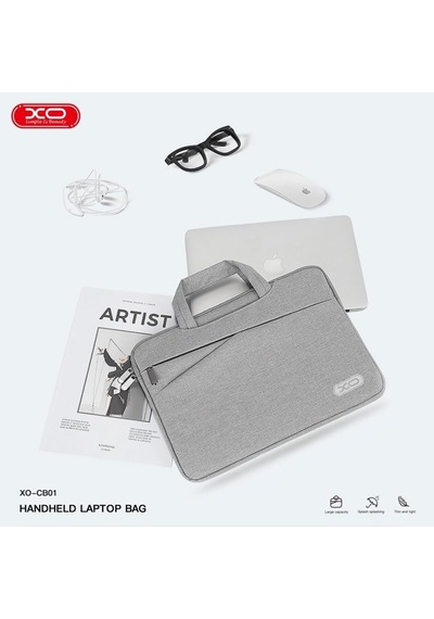Cb01 Taşınabilir Laptop Uyumlu Çanta - Portatif Notebook Çantası Gri